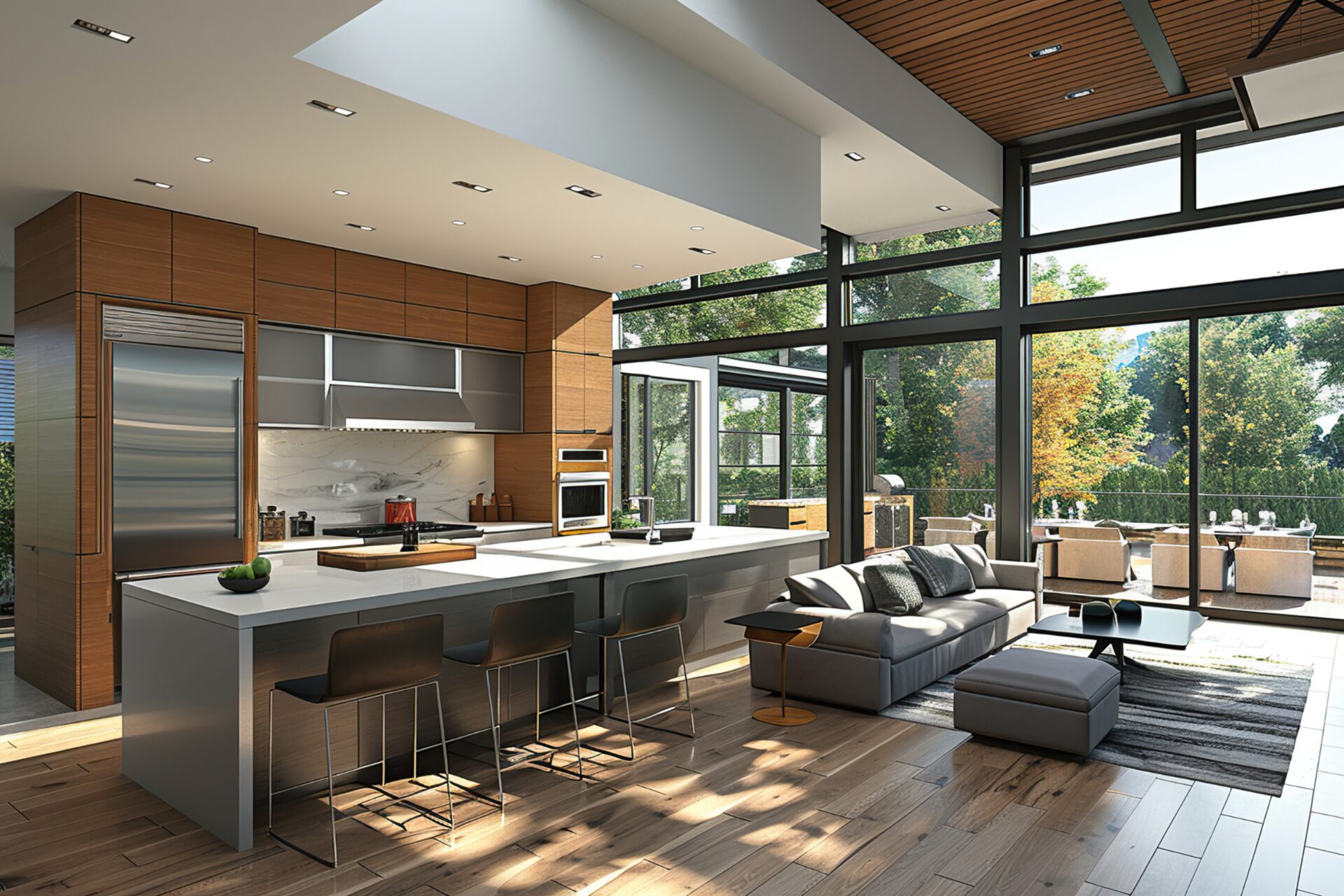 Modern residential property interior